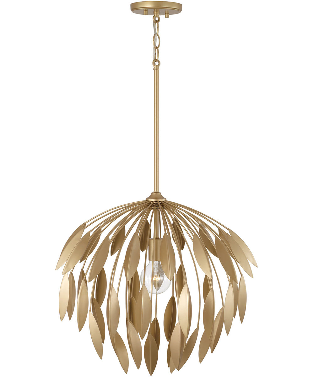 Margeaux 1-Light Pendant Buffed Gold