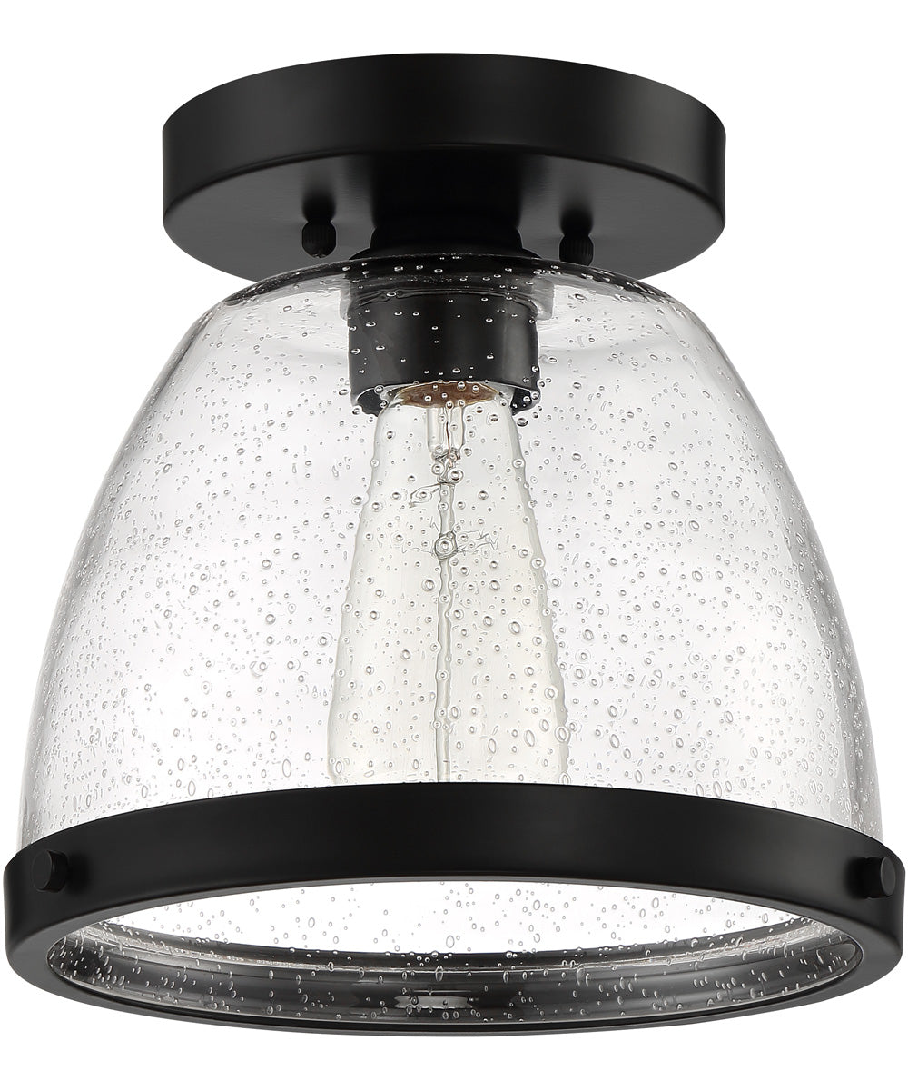 Lodie 1-Light Flushmount Flat Black
