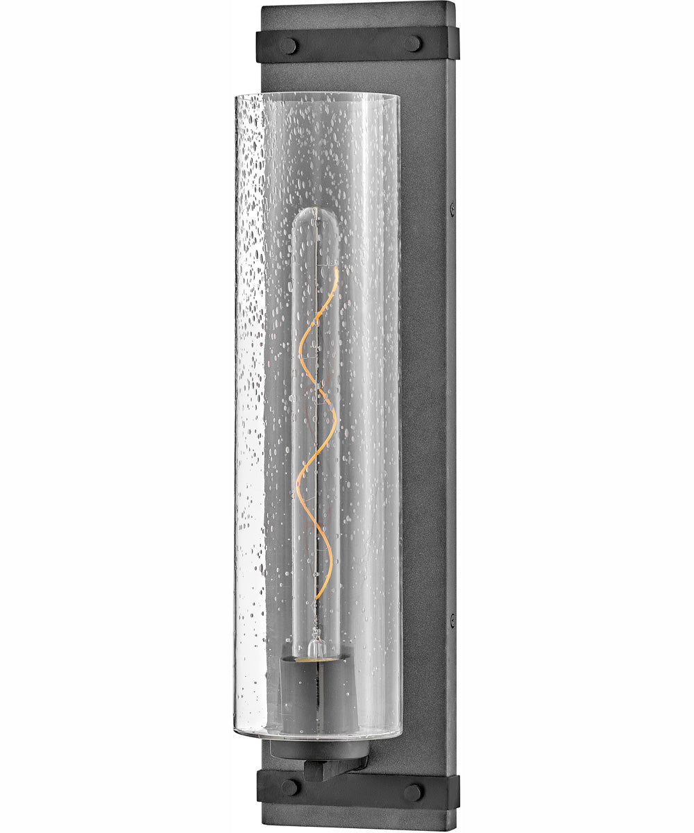 Sawyer 1-Light Single Light Vanity in Aged Zinc