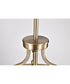 Yorktown 4-Light Pendant Burnished Brass