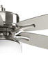Billows 52" 5 -Blade Ceiling Fan Brushed Nickel
