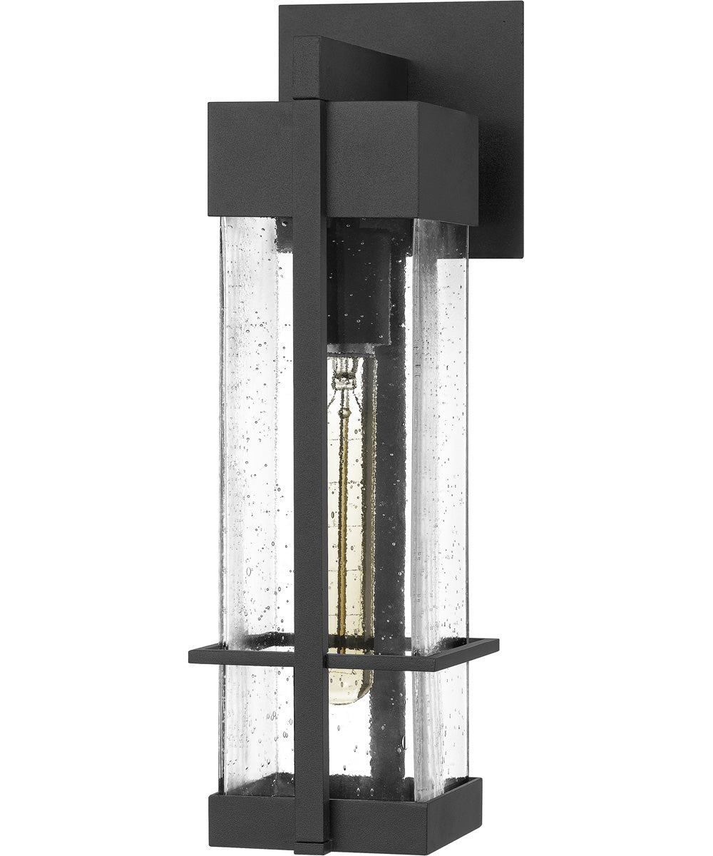 Wynn Medium 1-light Outdoor Wall Light Coastal Armour Aluminum Earth Black