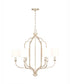 Ophelia 6-Light Chandelier Winter Gold