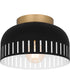 Quoizel Flush Mount Small 1-light Flush Mount Matte Black