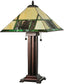 24"H Pinecone  Mission Table Lamp