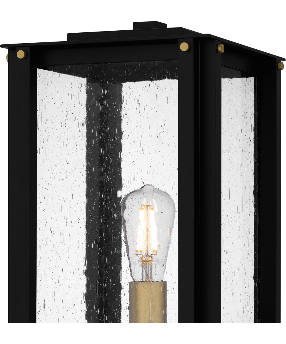 Robbins Large 1-light Outdoor Post Light  Coastal Armour Aluminum Matte Black