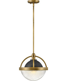 Watson 1-Light Small Pendant in Heritage Brass