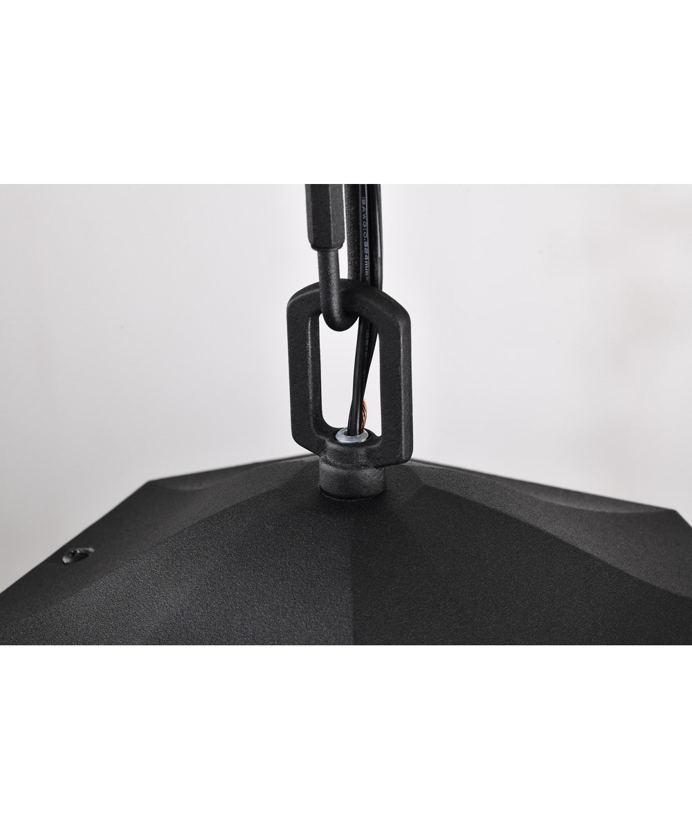 Raiden 1-Light Outdoor Matte Black