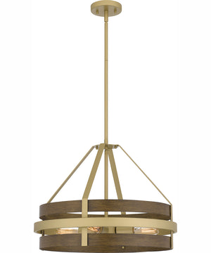 Gadsen 4-light Pendant Champagne Gold