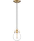 Sidwell Small 1-light Mini Pendant Weathered Brass
