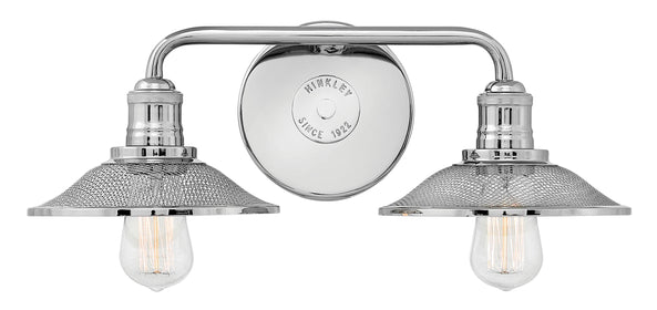 19"W Rigby 2-Light Bath Two Light in Polished Nickel