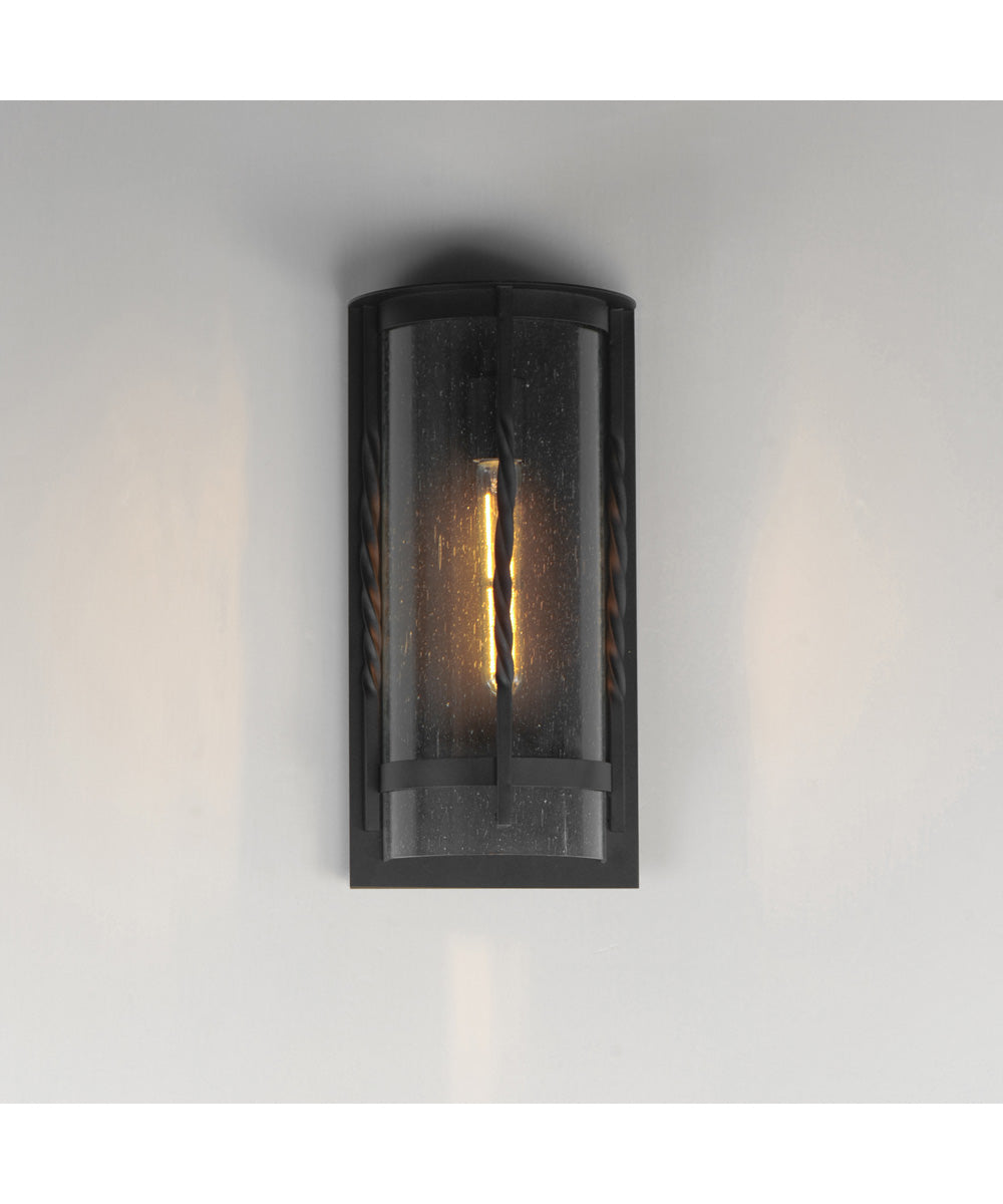 Foundry 1-Light Outdoor Wall Sconce Black