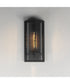 Foundry 1-Light Outdoor Wall Sconce Black