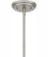 Quoizel Pendant 1-light Pendant Brushed Nickel