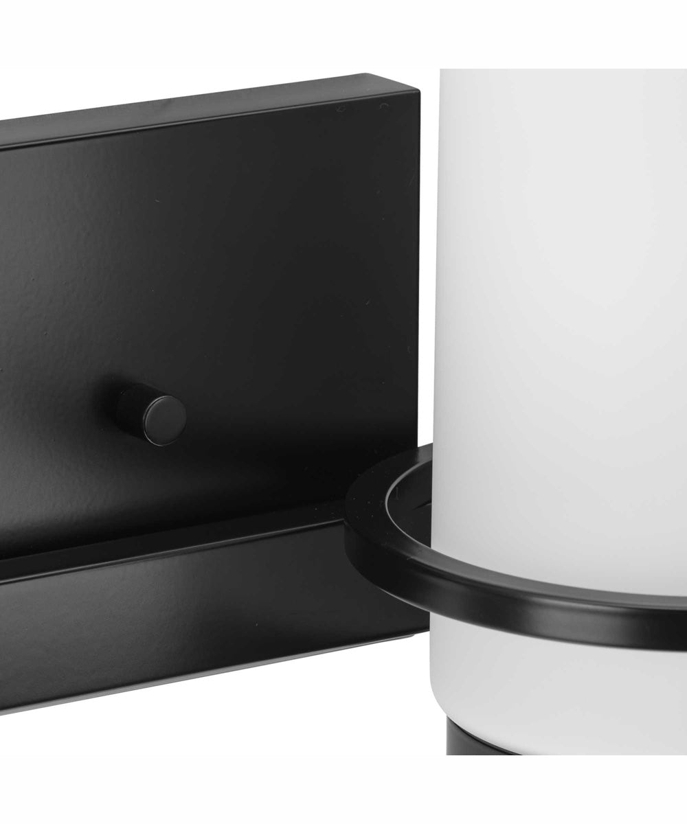 Reiss 2-Light Modern Farmhouse Vanity Light Matte Black