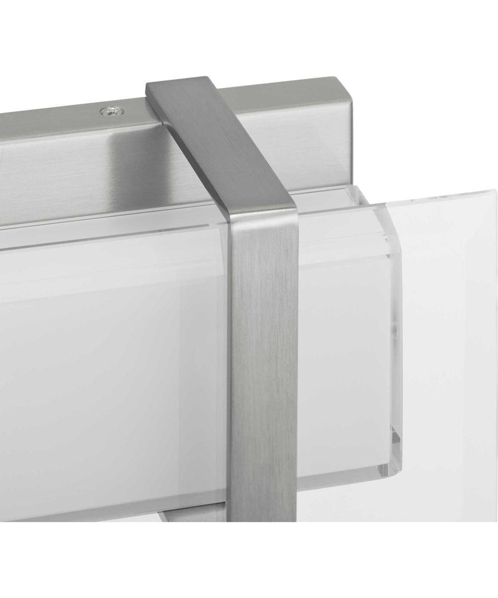 Miter LED 12-1/4" LED Wall Sconce Brushed Nickel