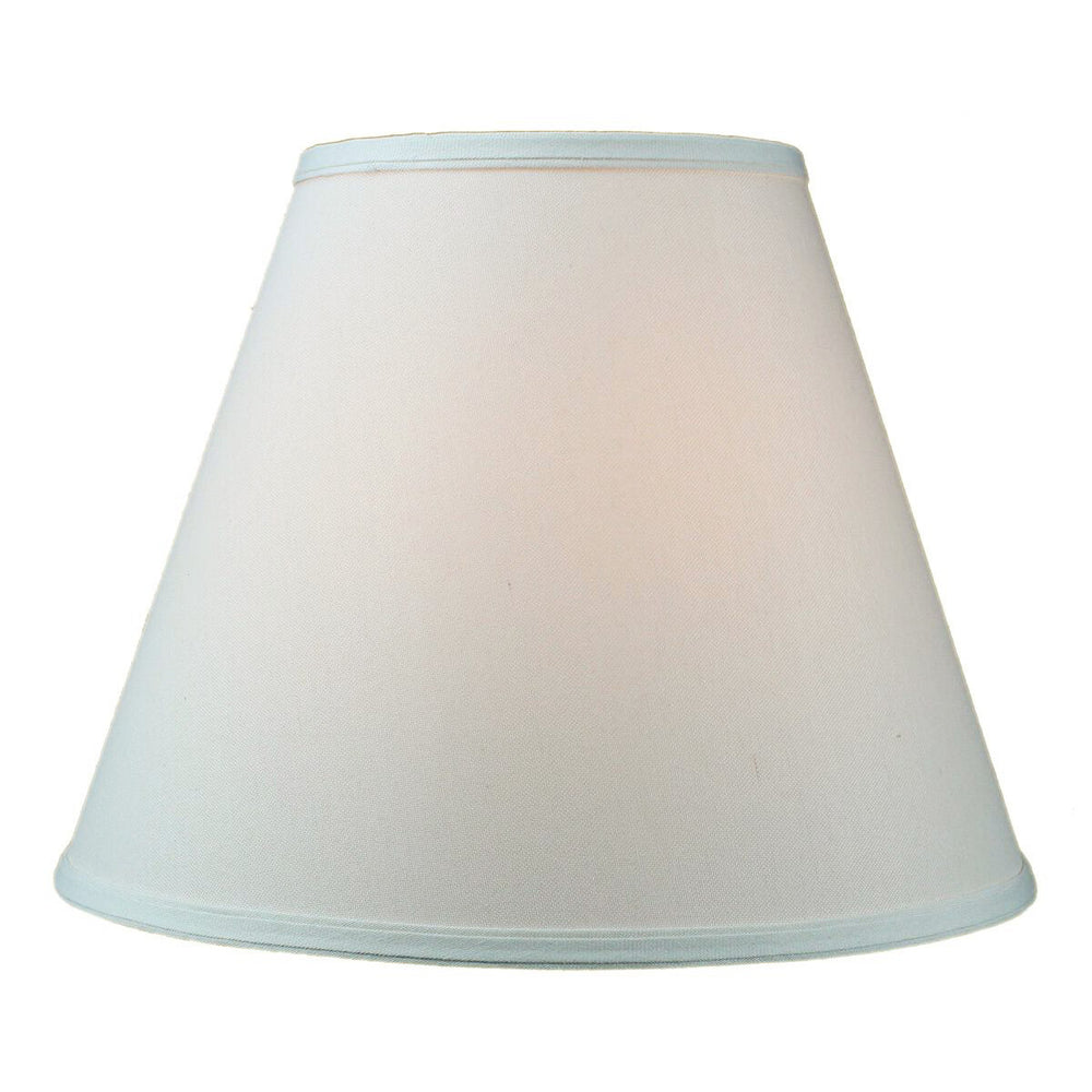 14"W x 11"H Hard Back Empire Lamp Shade Light Oatmeal