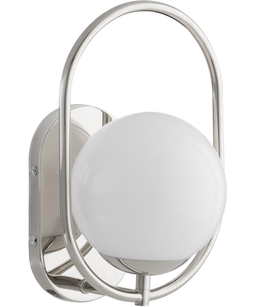 Belmont 1-light Wall Mount Light Fixture Polished Nickel