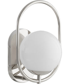 Belmont 1-light Wall Mount Light Fixture Polished Nickel