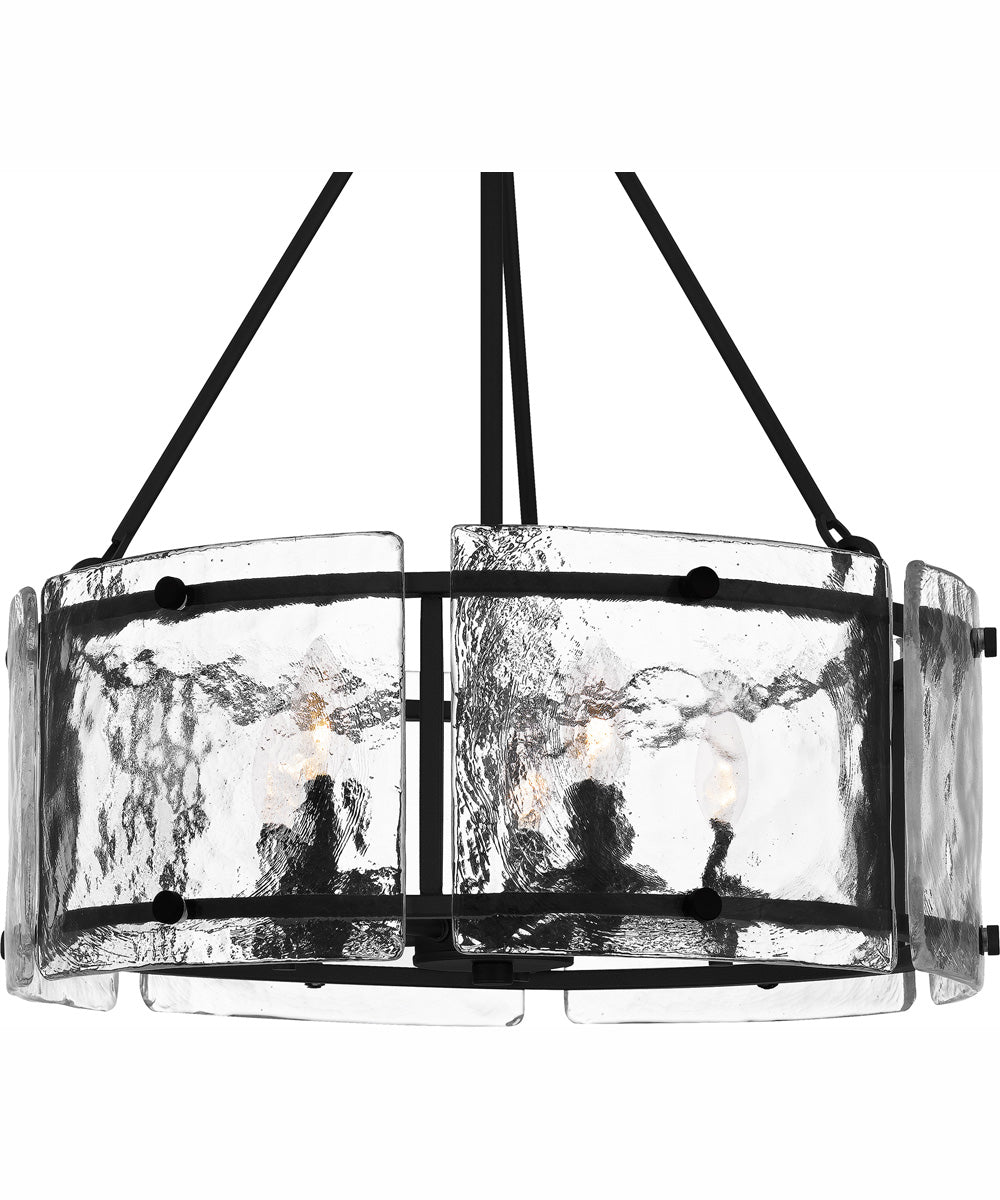 Fortress 5-light Pendant Earth Black
