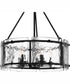 Fortress 5-light Pendant Earth Black