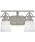 Grant Medium 2-light Bath Light Antique Nickel
