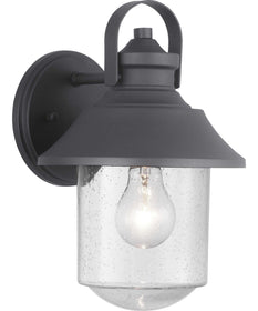 Weldon 1-Light Medium Wall Lantern Textured Black