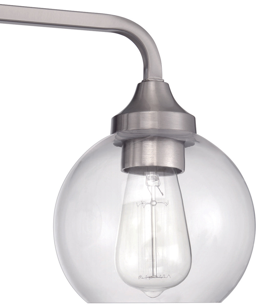 Glenda 4-Light Vanity Brushed Polished Nickel