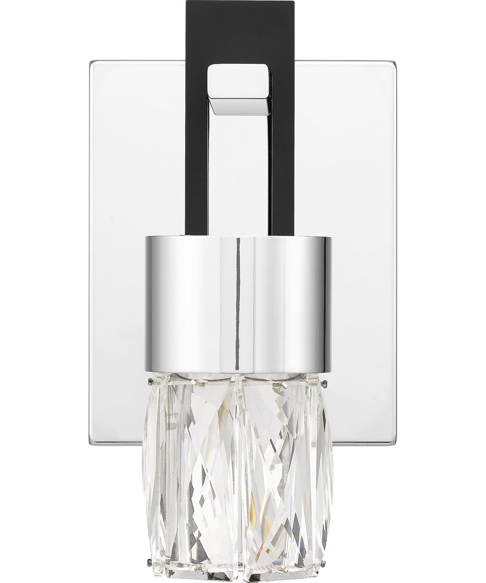 Adena Small Wall Sconce Polished Chrome