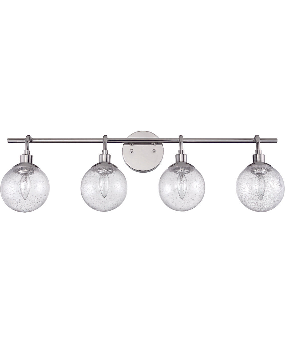 Que 4-Light Vanity Chrome