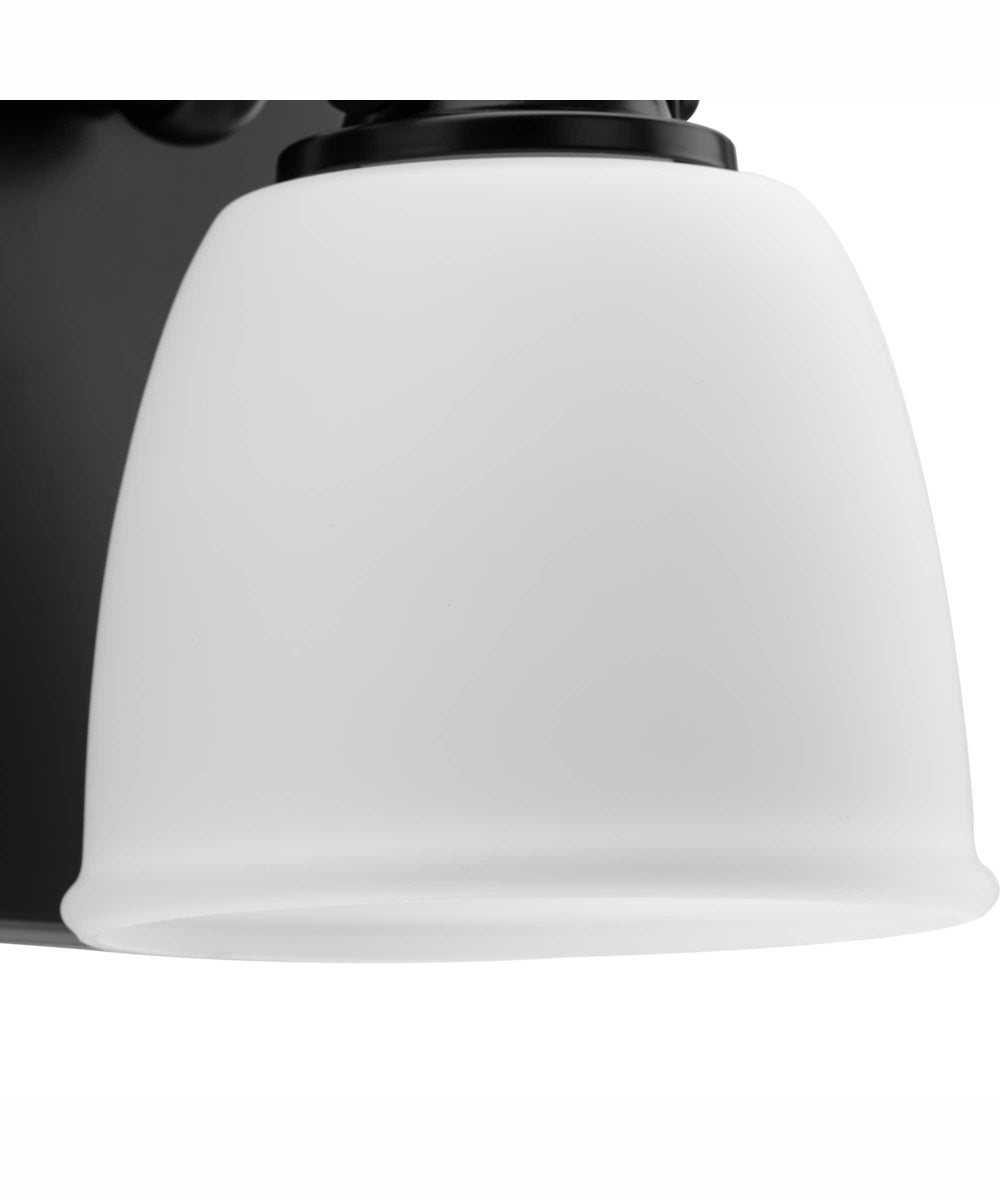 Preston 1-Light Coastal Bath Vanity Light Matte Black