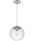 Gaze 1-Light Pendant Chrome