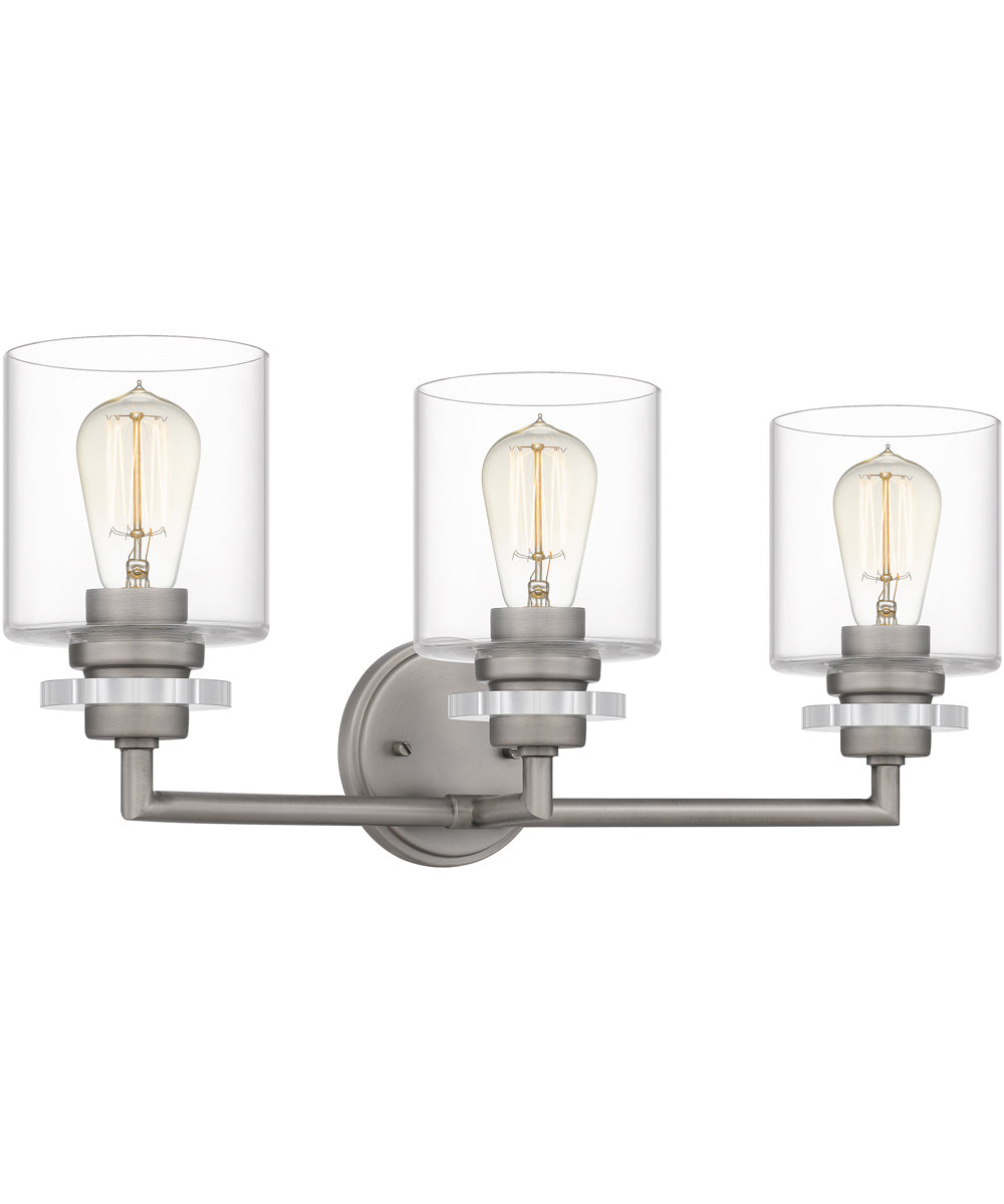 Jaspar Large 3-light Bath Light Antique Nickel