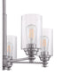 Dardyn 5-Light Chandelier Brushed Polished Nickel