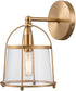 Merrick 1-Light vanity-Light  Satin Brass