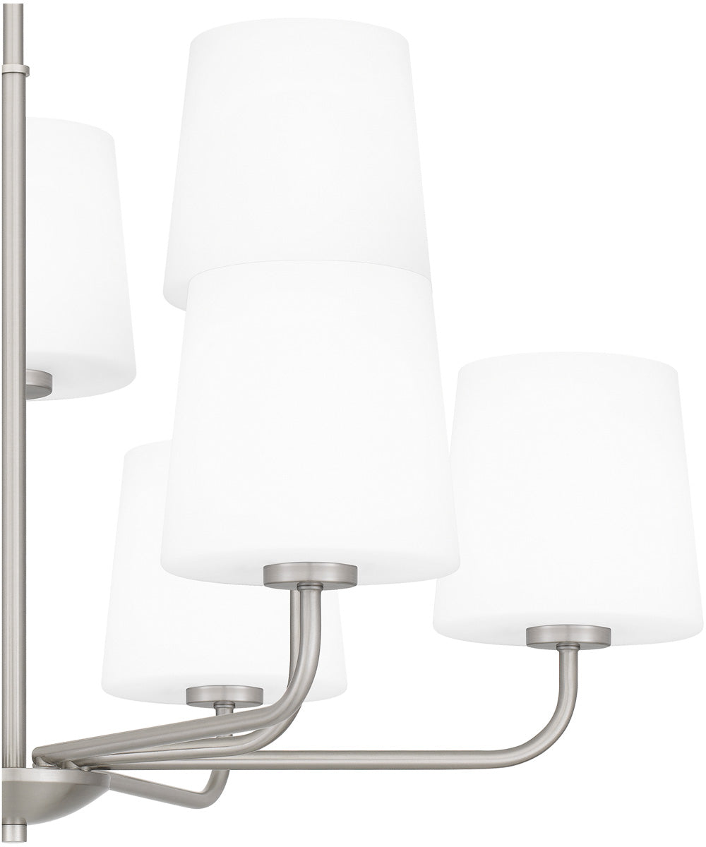 Gallagher 9-light Chandelier Brushed Nickel