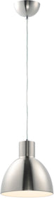 9"W Cora 1-Light Pendant Satin Nickel