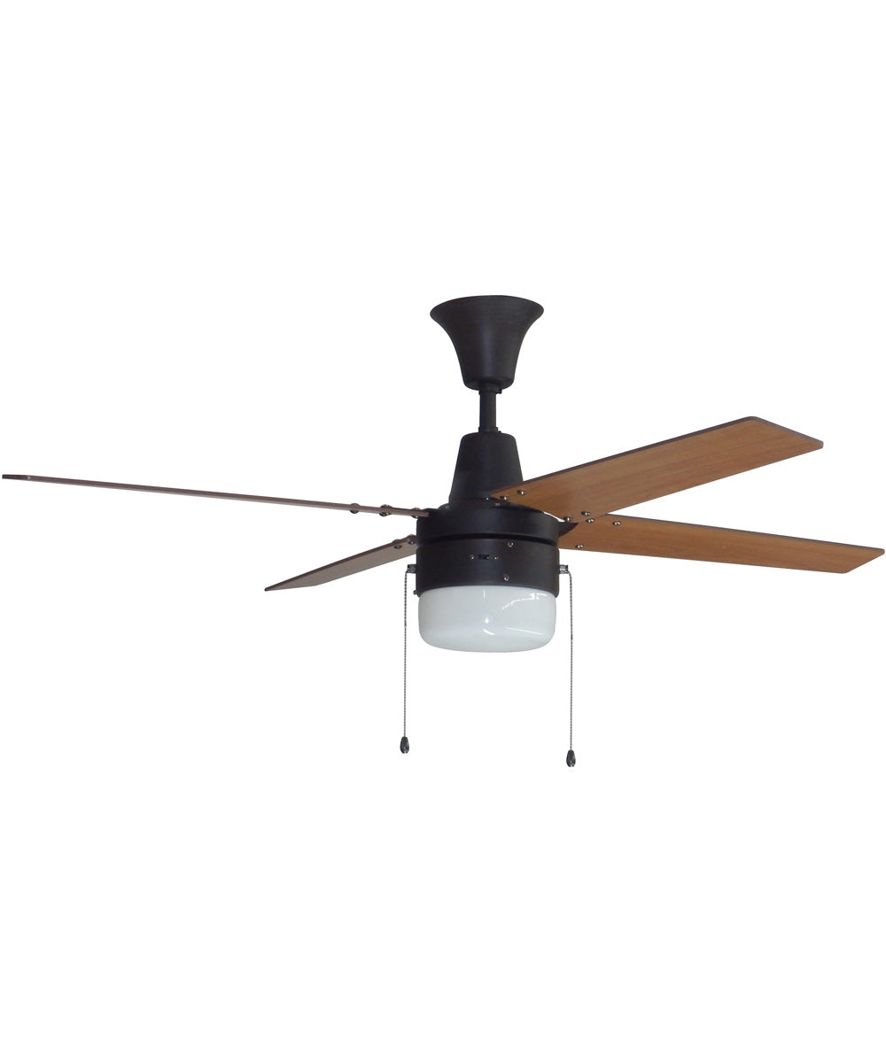 Connery 1-Light LED Ceiling Fan (Blades Included) Aged Bronze Brushed