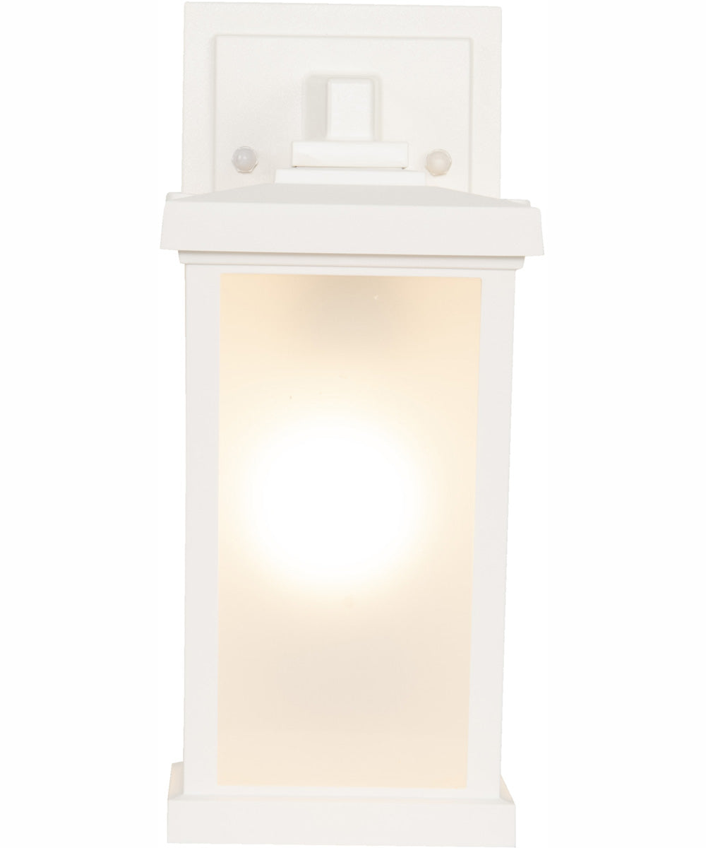 Resilience Lanterns 1-Light Outdoor Wall Lantern Matte White