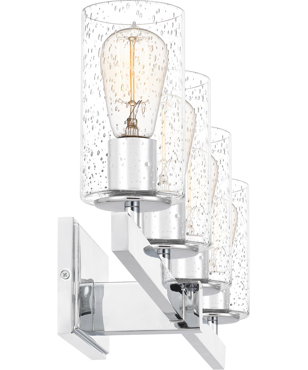 Kirby Extra Large 4-light Bath Light Polished Chrome