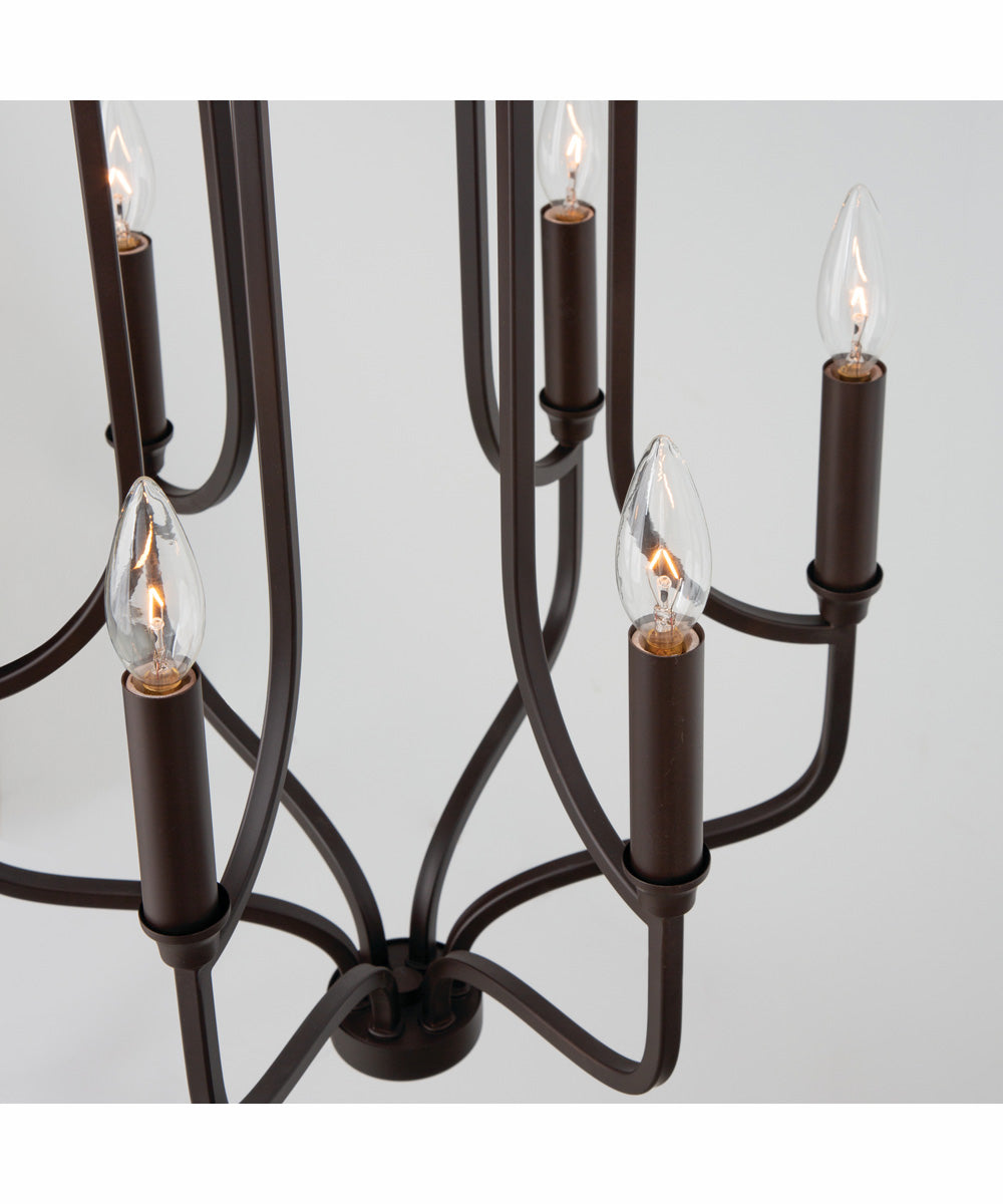 Reeves 6-Light Chandelier Bronze