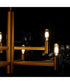 Emana 9-Light Chandelier Natural Aged Brass