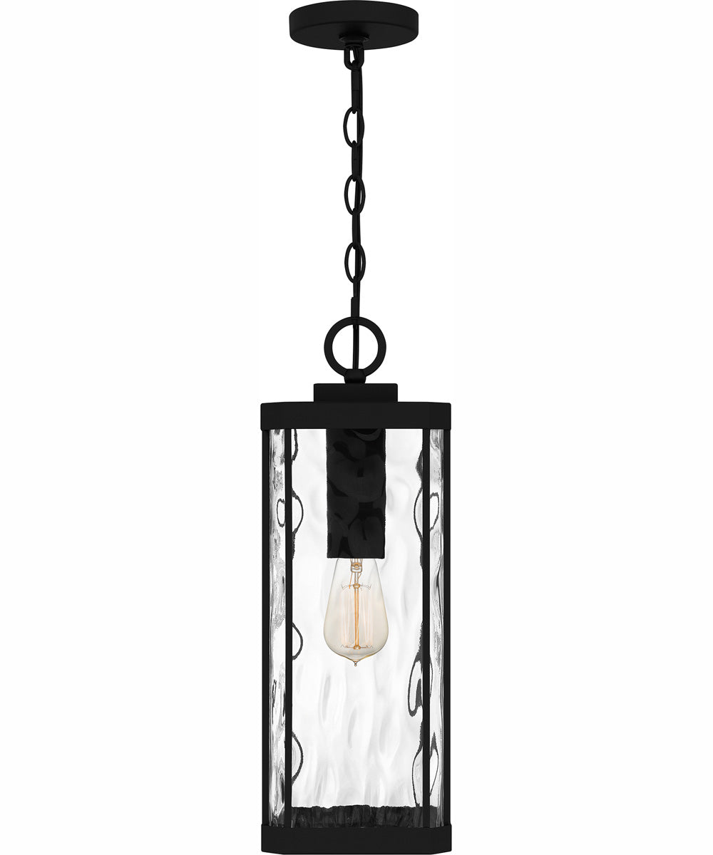Balchier Large 1-light Outdoor Pendant Light Matte Black
