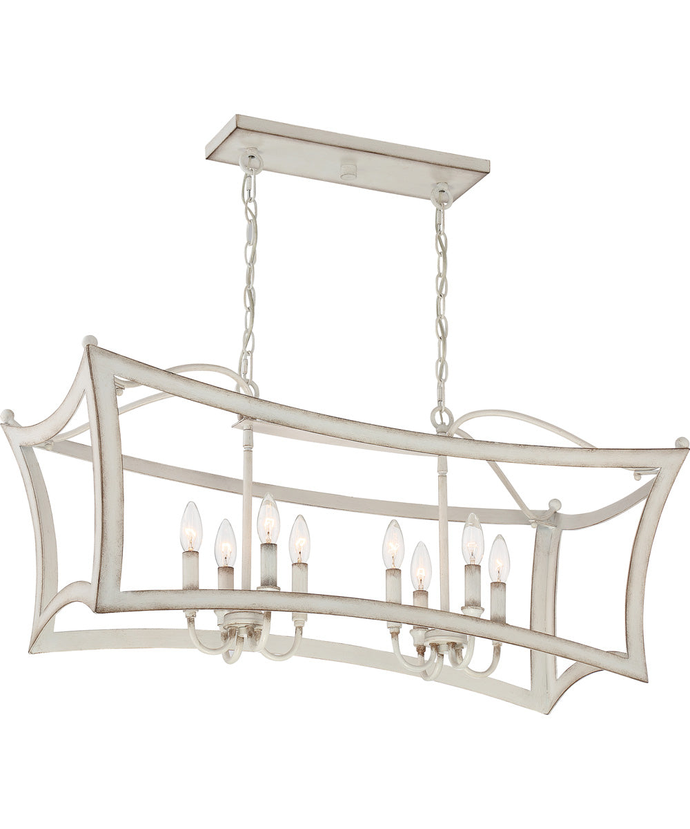 Summerford 8-light Island Light Antique White