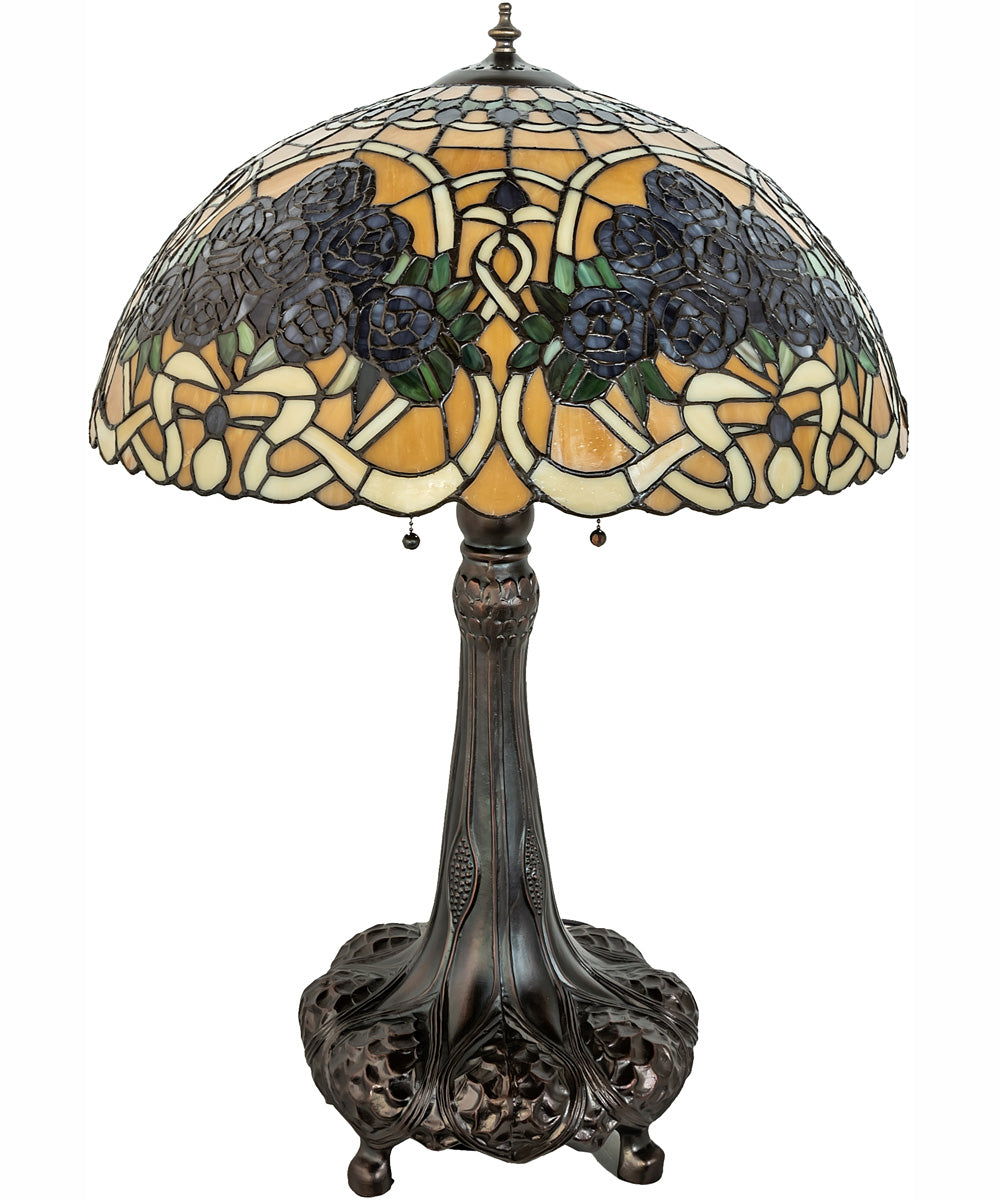 31" High Rose Bouquet Table Lamp