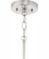 Hinton 1-Light Modern Farmhouse Pendant Brushed Nickel