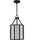 Martinique Small 3-light Mini Pendant Matte Black
