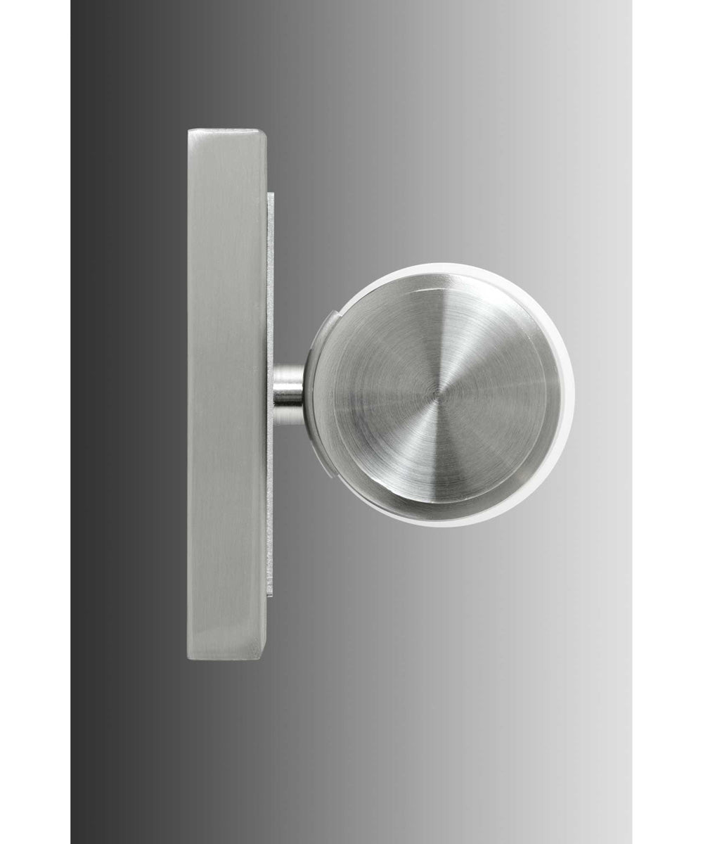 Concourse LED 24" Etched White Glass Modern Bath Vanity Light Brushed Nickel