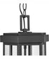 Ramsey Modern Farmhouse Outdoor Hanging Lantern Textured Black