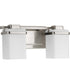 Metric 2-Light Bath & Vanity Brushed Nickel